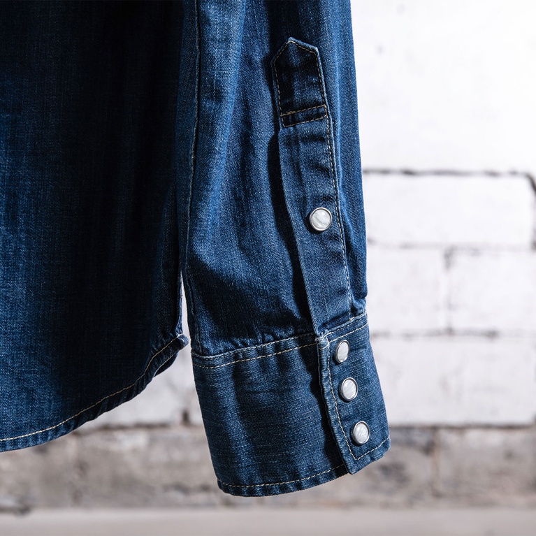 Jeans skjorte "Roper shirt" Jeans skjorte "Roper shirt"
